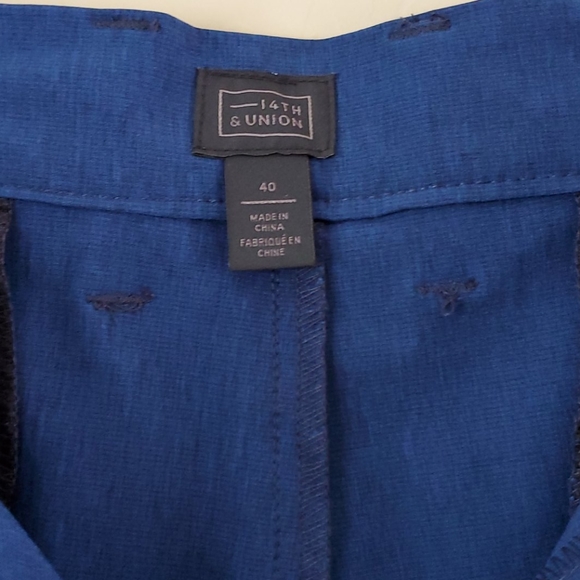 NWT 14th & Union Blue Estate Performance ShortS - Picture 8 of 10